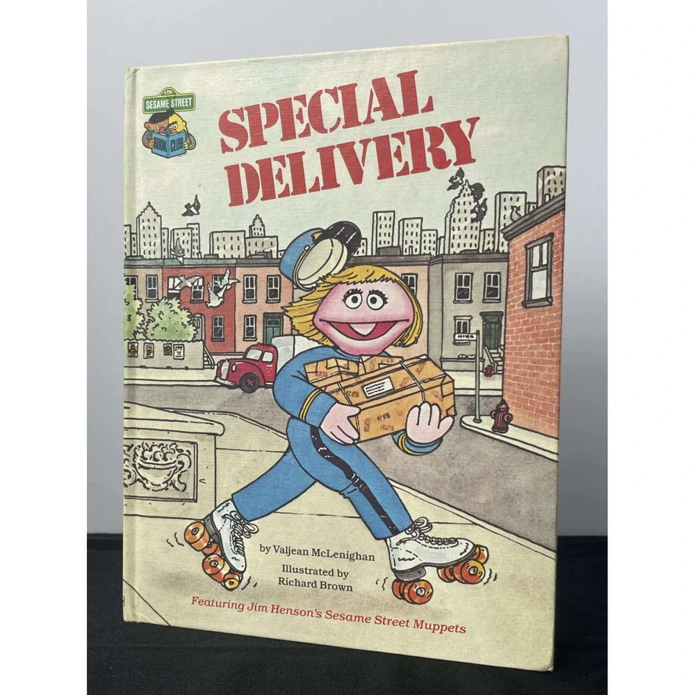 Sesame Street Special Delivery Book vintageJim Henson Muppets‎  1980